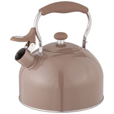 ЧАЙНИК AGNESS СО СВИСТКОМ 2,5 Л,НЖС ИНДУКЦИЯ, ЦВЕТ: ШОКОЛАД, УСТОЙЧИВОЕ ЖАРОПРОЧНОЕ ПОКРЫТИЕ-2