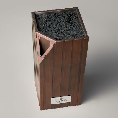 НАБОР НОЖЕЙ AGNESS  НА ПЛАСТИКОВОЙ ПОДСТАВКЕ, 6 ПРЕДМЕТОВ-6