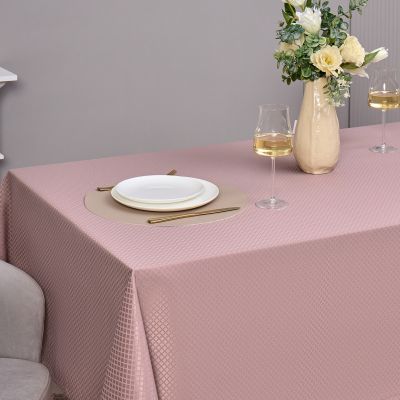 СКАТЕРТЬ 145Х180СМ СЕРЫЙ ТЕПЛЫЙ ЕВРОУГОЛОК 100% ПОЛИЭСТЕР-4