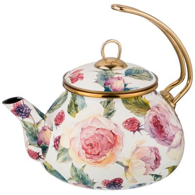 ЧАЙНИК ЭМАЛИРОВАННЫЙ AGNESS, СЕРИЯ ВИНТАЖ, 2,2Л (КОР=4ШТ.)-0