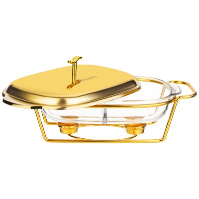 МАРМИТ AGNESS  ПРЯМОУГ 2 ОТСЕКА GOLD 2,45L-5