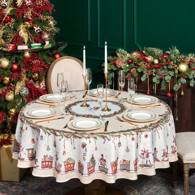 СКАТЕРТЬ  D185 CM КРУГЛАЯ, 