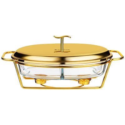 МАРМИТ AGNESS  ОВАЛЬНЫЙ 2 ОТСЕКА GOLD 2,6L-4