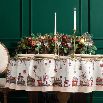 СКАТЕРТЬ  D185 CM КРУГЛАЯ, 