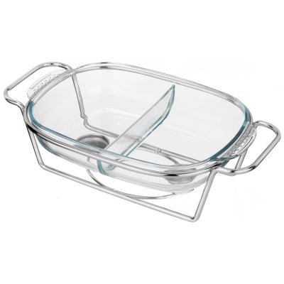 МАРМИТ AGNESS  ПРЯМОУГ 2 ОТСЕКА SILVER 2,45L-6