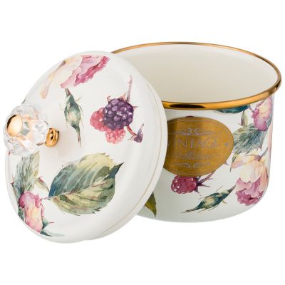 БАНКА ДЛЯ СЫПУЧИХ ПРОДУКТОВ AGNESS, СЕРИЯ ВИНТАЖ, 12 Х 9СМ / 1,0Л (КОР=8ШТ.)-2