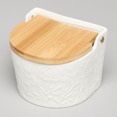 БАНКА ДЛЯ СОЛИ С ДЕР.КРЫШКОЙ LEFARD 