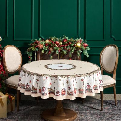 СКАТЕРТЬ  D145 CM КРУГЛАЯ, 