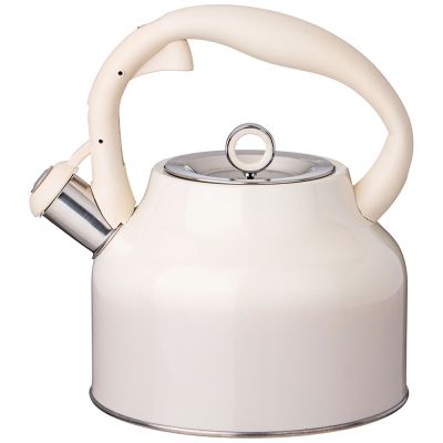 ЧАЙНИК AGNESS СО СВИСТКОМ, 2,8 Л, ИНДУКЦИЯ, ЦВЕТ - МОЛОЧНЫЙ ГРАДИЕНТ-0