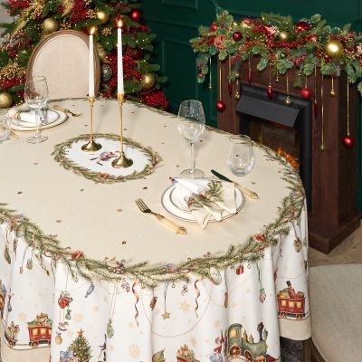 СКАТЕРТЬ  ОВАЛЬНАЯ  