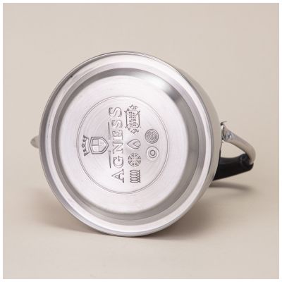 ЧАЙНИК AGNESS С ФИЛЬТРОМ, 1,0 Л C ИНДУКЦИОН. КАПСУЛЬНЫМ ДНОМ И СКЛАДЫВАЮЩЕЙСЯ РУЧКОЙ-4