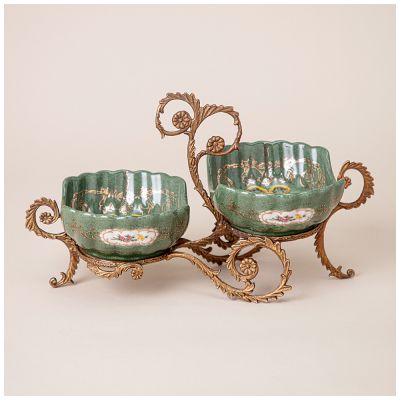 БЛЮДО ДЕКОРАТИВНОЕ 30.5X13X17 СМ-0