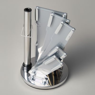 НАБОР НОЖЕЙ AGNESS НЖС НА ПЛАСТИКОВОЙ ВРАЩАЮЩЕЙСЯ ПОДСТАВКЕ 8 ПР.-6