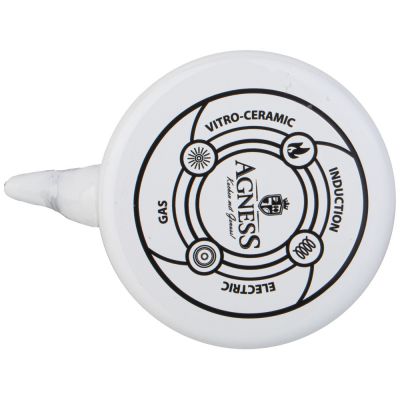 ЧАЙНИК AGNESS ЭМАЛИРОВАННЫЙ СО СЪЕМНЫМ ФИЛЬТРОМ ИЗ НЖС СЕРИЯ 