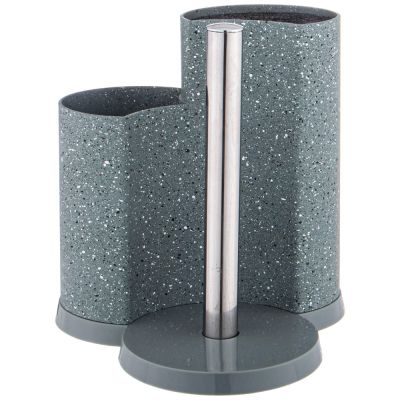 ПОДСТАВКА ДЛЯ НОЖЕЙ AGNESS УНИВЕРСАЛЬНАЯ C ДЕРЖАТЕЛЕМ ДЛЯ ПОЛОТЕНЕЦ, ВЫСОТА: 25*22*16СМ-3