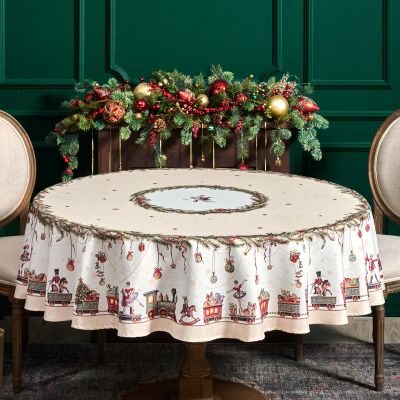 СКАТЕРТЬ  D220 CM КРУГЛАЯ, 