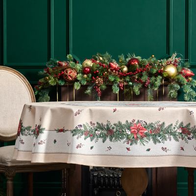 СКАТЕРТЬ  140Х180 CM  ОВАЛЬНАЯ, 