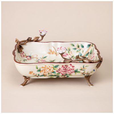 БЛЮДО ДЕКОРАТИВНОЕ 26X21X11.5 СМ-2