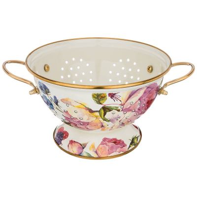 ДУРШЛАГ AGNESS ЭМАЛИРОВАННЫЙ, СЕРИЯ ВИНТАЖ, ДИАМЕТР=20 СМ, ВЫСОТА=14 СМ. (КОР=4ШТ.)-0