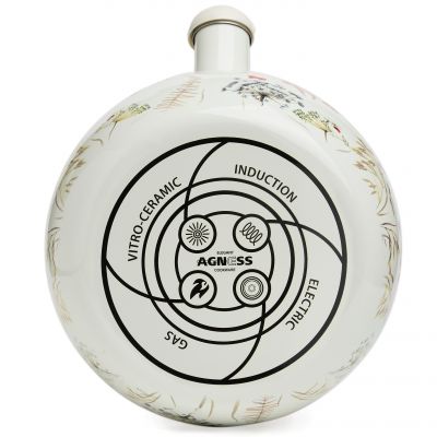 ЧАЙНИК AGNESS ЭМАЛИРОВАННЫЙ СО СВИСТКОМ СЕРИЯ 