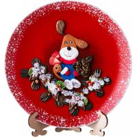 ТАРЕЛКА ДЕКОРАТИВНАЯ ДИАМЕТР=20 СМ. БЕЗ УПАКОВКИ (КОР=12ШТ