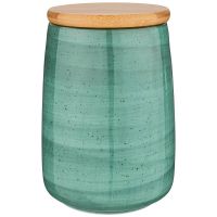 БАНКА С ДЕРЕВЯННОЙ КРЫШКОЙ BRONCO 