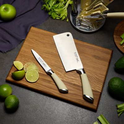 НАБОР НОЖЕЙ AGNESS НЖС  НА ПЛАСТИКОВОЙ ВРАЩАЮЩЕЙСЯ ПОДСТАВКЕ 8 ПР. (КОР=6НАБОР.)-5