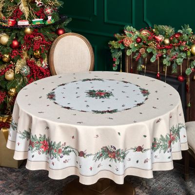 СКАТЕРТЬ  D185 CM КРУГЛАЯ, 