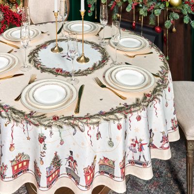 СКАТЕРТЬ  D185 CM КРУГЛАЯ, 