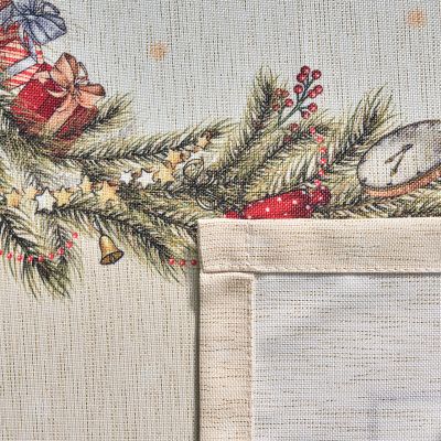 СКАТЕРТЬ  140Х400 CM ПРЯМОУГОЛЬНАЯ, 