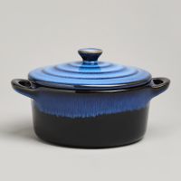 ГОРШОЧЕК ДЛЯ ЗАПЕКАНИЯ REACTIVE BLUE 18,5*14,5*6,5/10СМ 600 МЛ