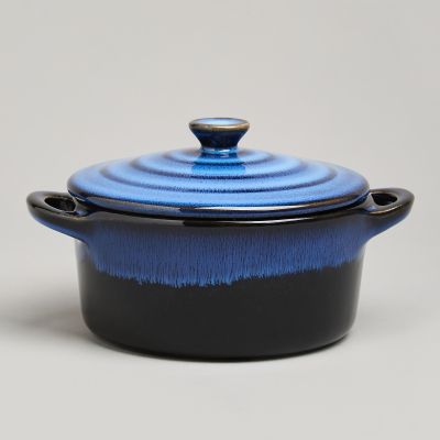 ГОРШОЧЕК ДЛЯ ЗАПЕКАНИЯ REACTIVE BLUE 18,5*14,5*6,5/10СМ 600 МЛ-0