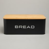 ХЛЕБНИЦА AGNESS BLACK, 33,5Х19Х12,5 СМ