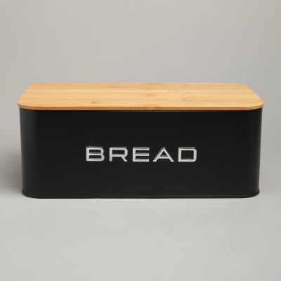 ХЛЕБНИЦА AGNESS BLACK, 33,5Х19Х12,5 СМ-0