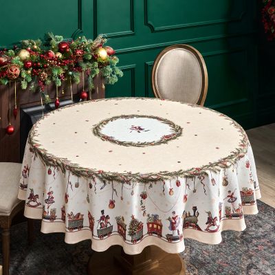 СКАТЕРТЬ  D185 CM КРУГЛАЯ, 