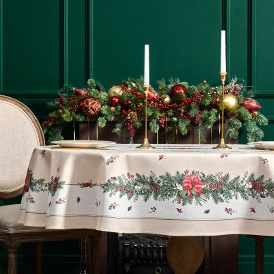 СКАТЕРТЬ  140Х180 CM  ОВАЛЬНАЯ, 