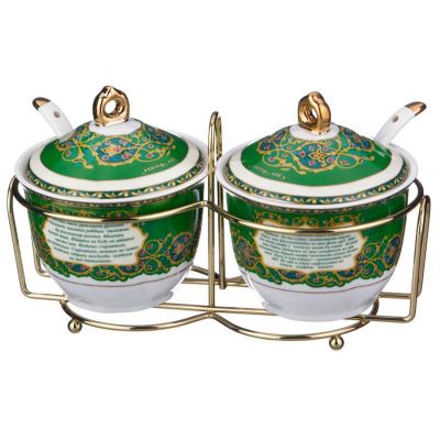 НАБОР СЕРВИРОВОЧНЫЙ НА МЕТАЛЛ. ПОДСТАВКЕ  LEFARD 