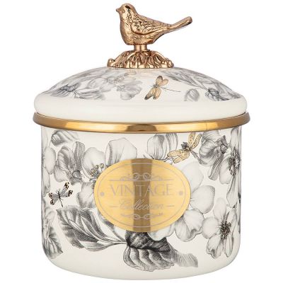 БАНКА ДЛЯ СЫПУЧИХ ПРОДУКТОВ AGNESS, СЕРИЯ ЯБЛОНЕВЫЙ САД, 12 Х 9СМ / 1,0Л-0