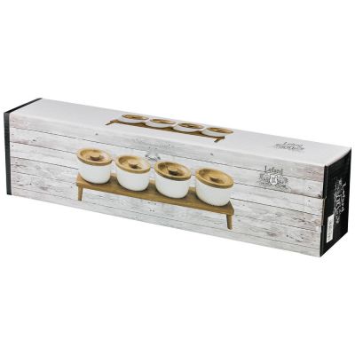 НАБОР ИЗ 4-Х БАНОК ДЛЯ СЫПУЧИХ ПРОДУКТОВ 