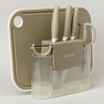 НАБОР КУХОННЫХ ПРЕДМЕТОВ 7ШТ ЦВЕТ СЕРЫЙ-2