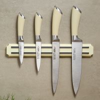 НАБОР НОЖЕЙ AGNESS 5 ПР.С МАГНИТНЫМ ДЕРЖАТЕЛЕМ И РУЧКОЙ ИЗ НЕРЖ.СТАЛИ