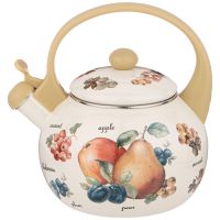 ЧАЙНИК AGNESS ЭМАЛИРОВАННЫЙ СО СВИСТКОМ, СЕРИЯ 