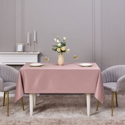 СКАТЕРТЬ 145Х180СМ СЕРЫЙ ТЕПЛЫЙ ЕВРОУГОЛОК 100% ПОЛИЭСТЕР-0