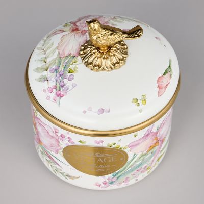 БАНКА ДЛЯ СЫПУЧИХ ПРОДУКТОВ AGNESS, СЕРИЯ IRISES, 12 Х 9СМ / 1,0Л-3