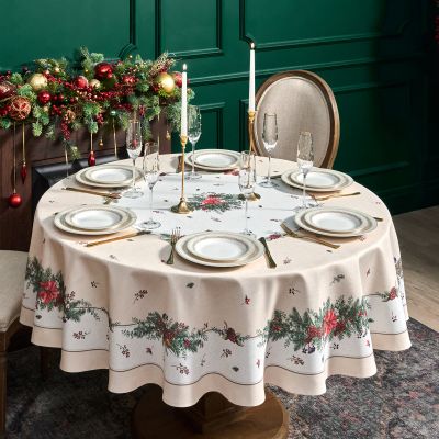 СКАТЕРТЬ  D185 CM КРУГЛАЯ, 