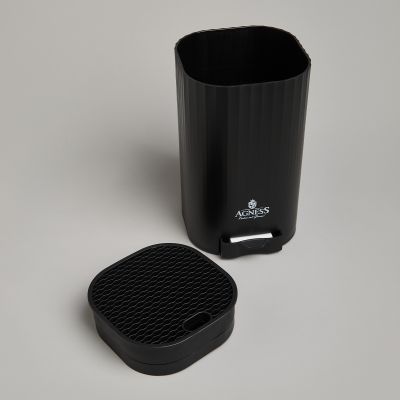 ПОДСТАВКА ДЛЯ НОЖЕЙ AGNESS С ТОЧИЛЬНЫМ КАМНЕМ 13,6*14,6*23 СМ-7