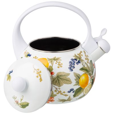 ЧАЙНИК AGNESS ЭМАЛИРОВАННЫЙ СО СВИСТКОМ СЕРИЯ 