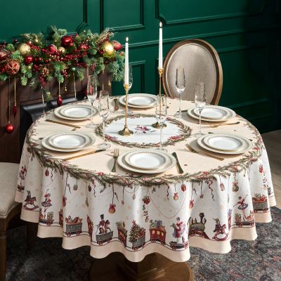 СКАТЕРТЬ  D185 CM КРУГЛАЯ, 