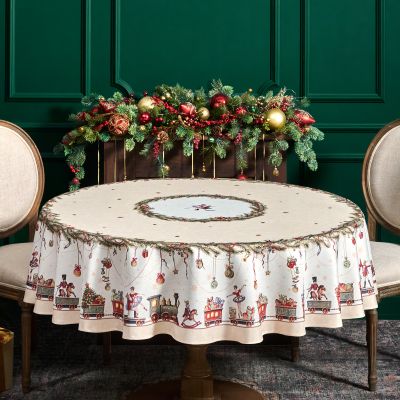 СКАТЕРТЬ  D185 CM КРУГЛАЯ, 