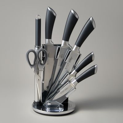 НАБОР НОЖЕЙ AGNESS НЖС НА ПЛАСТИКОВОЙ ВРАЩАЮЩЕЙСЯ ПОДСТАВКЕ 8 ПР. (КОР=6НАБОР.)-3